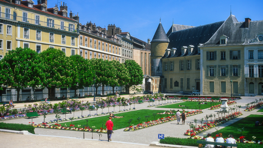 Jardin de Ville a Grenoble.