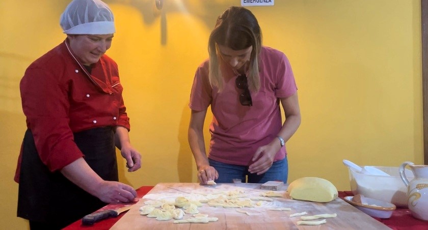 agriturismo crescente, laboratorio della pasta