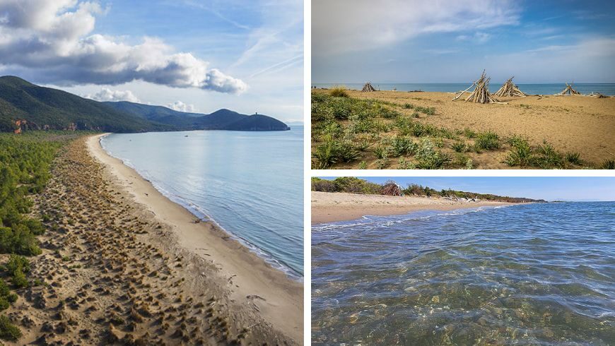 mare e verde in maremma toscana