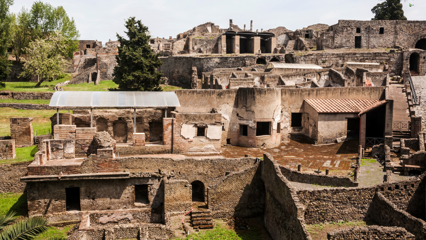 Il parco archeologico di Pompei