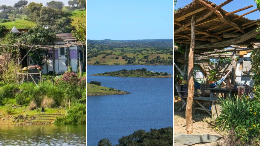 Glamping in una piccola isola del Portogallo