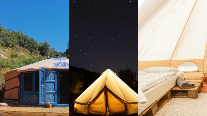 Glamping in Algarve, tra yoga, oceano e frutta locale