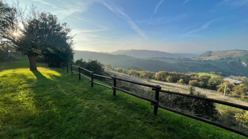 Vista dalla Loocanda Girolomoni