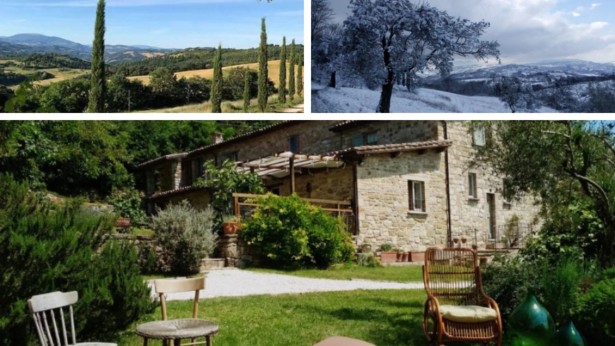 Casale immerso nella Natura a Gubbio