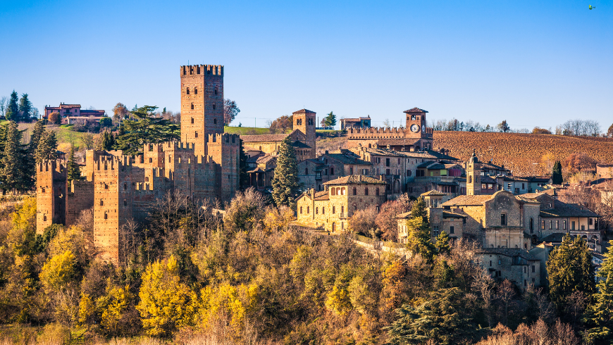 Vista su Castell'Arquato