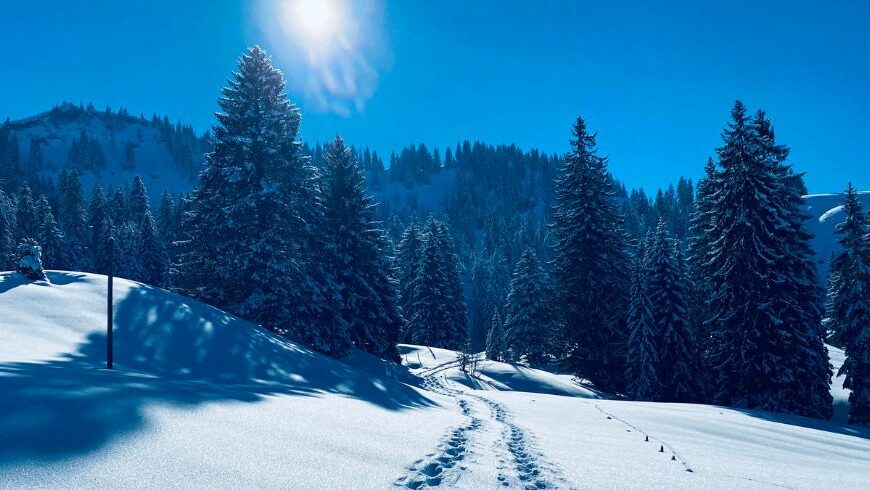 essere sostenibili in montagna sulla neve