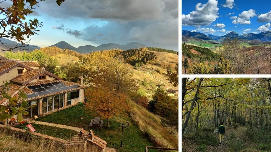 Nel Verde dell'Umbria, questo agriturismo eco-sostenibilke è ideale per un'esperienza di immersione nella natura, forest bathing