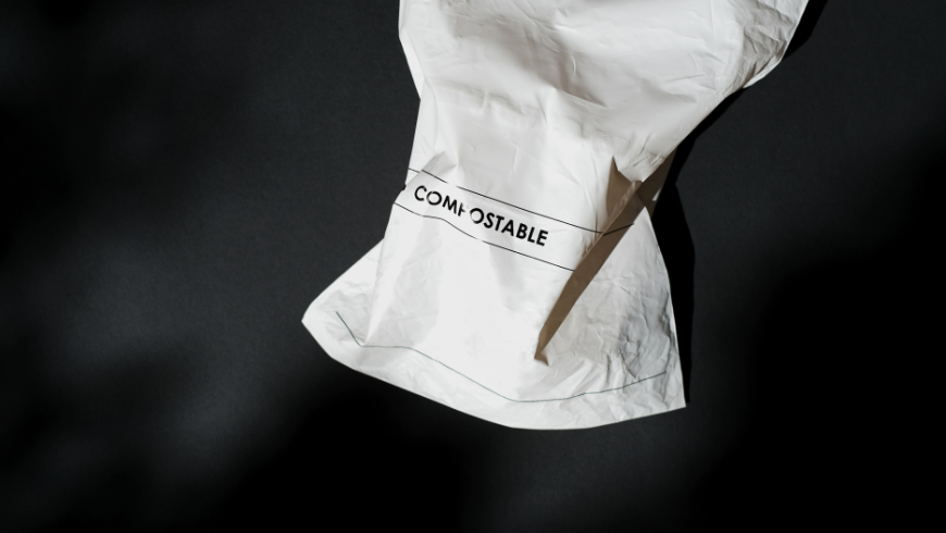 sacchetto compostabile