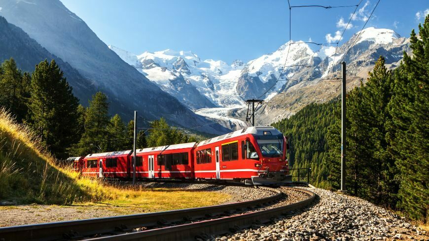 itinerario sostenibile in treno