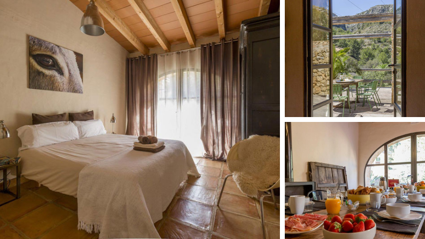 Refugio Marnes, camera, terrazza con vista e colazione