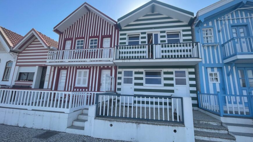 Case di legno colorate