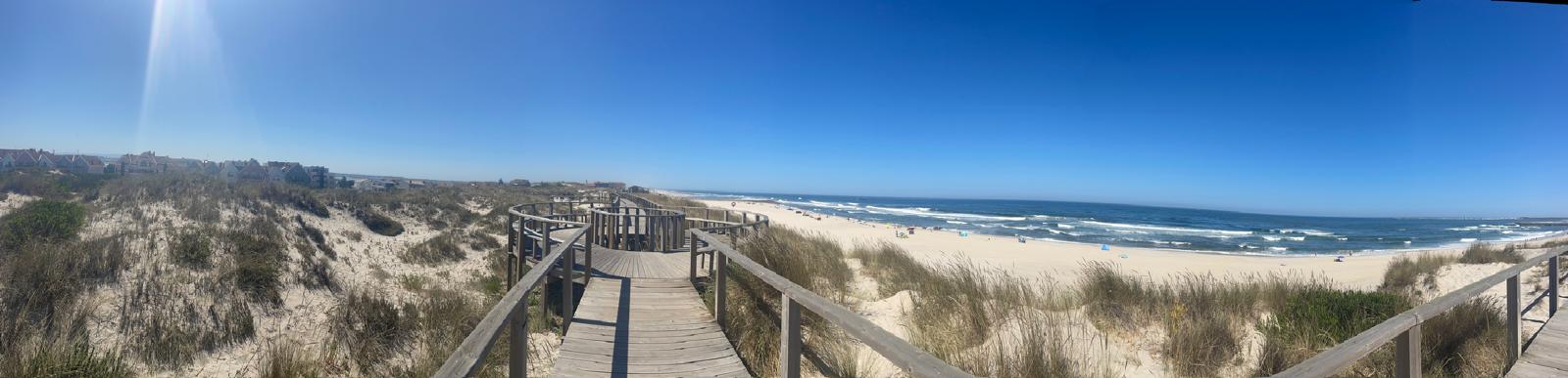 Costa Nova do Prado, vista panoramica a 360 gradi