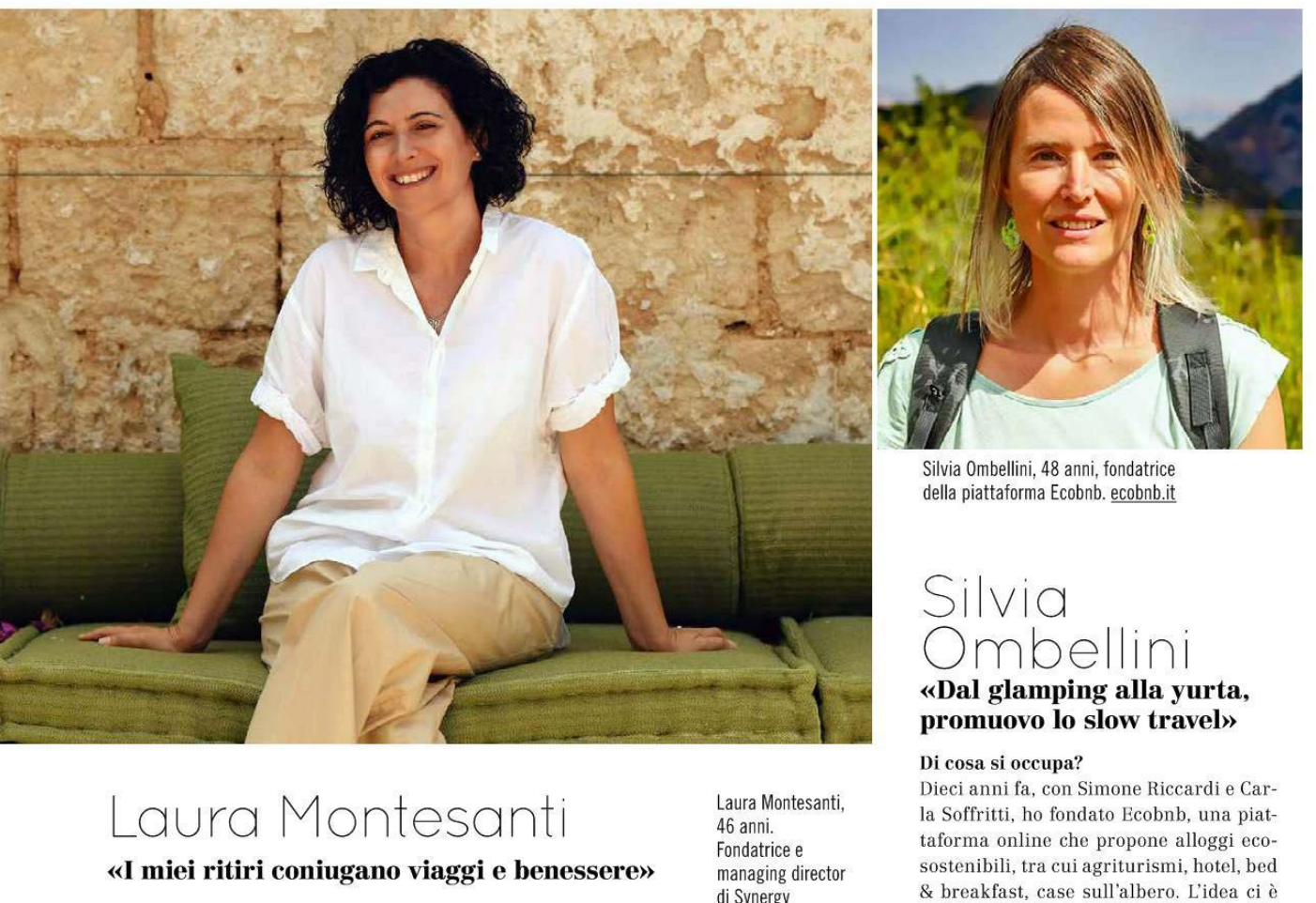 Silvia Ombellini, tra le protagoniste del viaggio slow su Natural Style