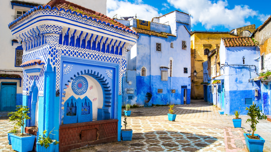 Chefchaouen, Marocco blue city