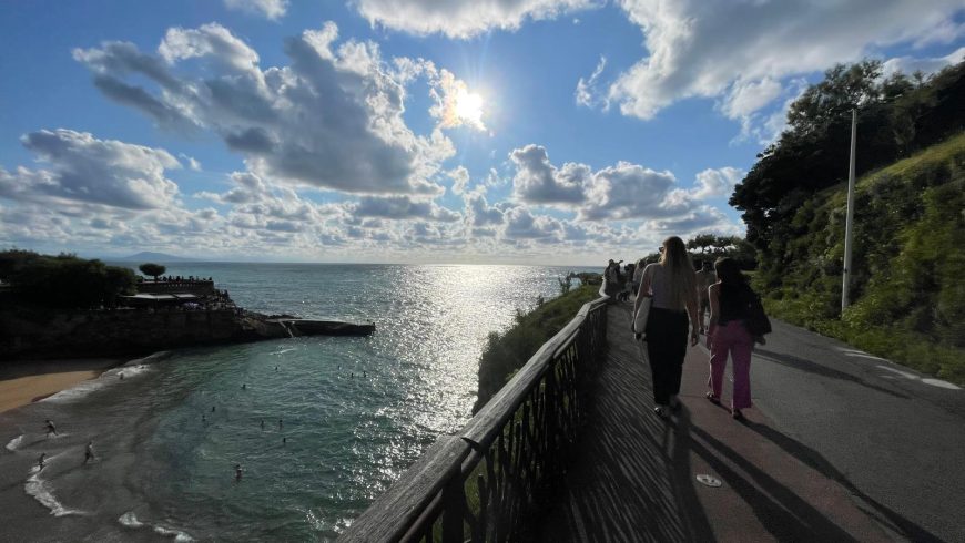 Biarritz, percorso pedonale