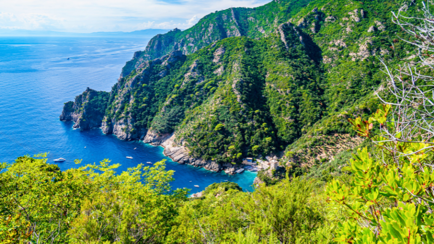 Paesaggi del parco Naturale di Portofino