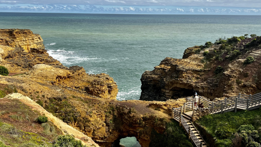 The Grotto, Great Ocean Road, Australia. Area highly walkable and accessible