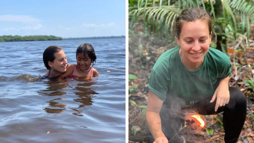 Ana Alberine, traveler yang tinggal bersama komunitas adat di hutan hujan Amazon di Brazil