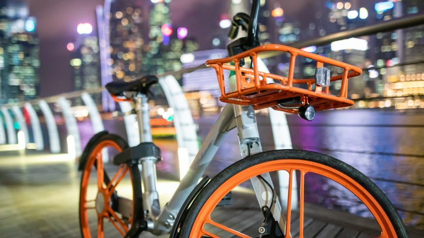 berkeliling dengan sepeda di Singapura