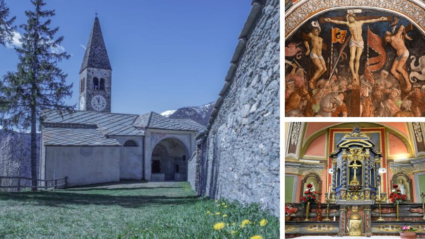 chiesa parrocchiale di Elva e affreschi di Hans Klemer, artista tedesco del XVI secolo, curiosità culturale della Valle Maira