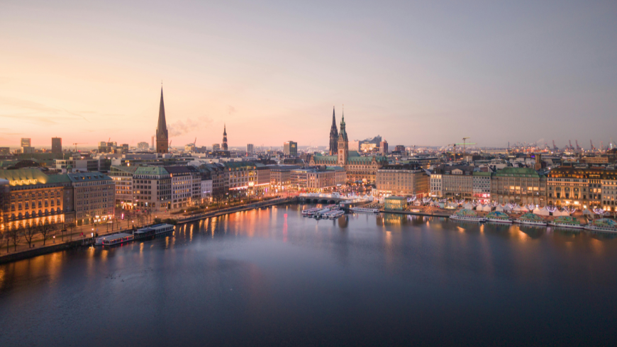 Amburgo, una delle migliori citta' green da visitare in Germania.