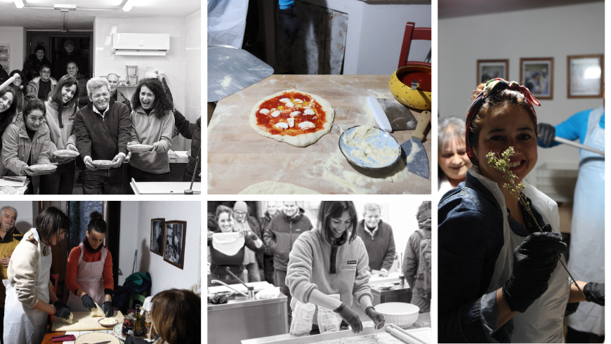 laboratorio di pizza e cucina