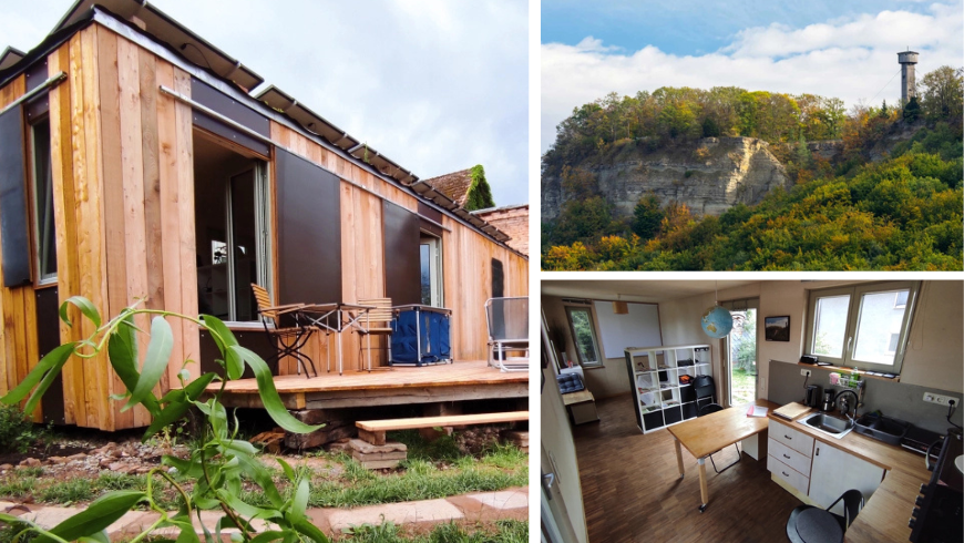 casa in bioedilizia interno casa e montagne