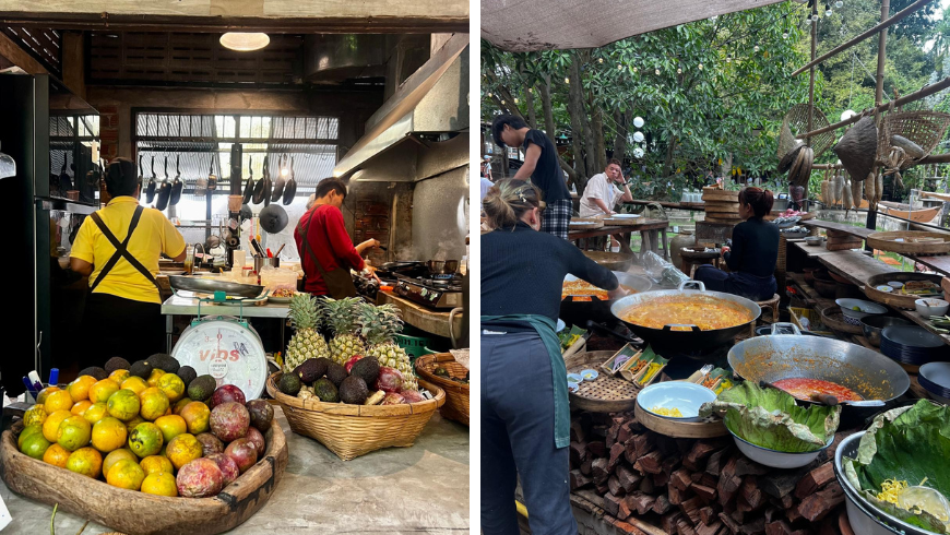cucina tradizionale e mercato localea Chiang Mai in Thailandia