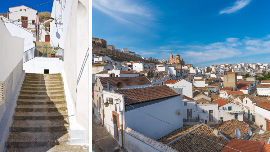 Pisticci, borgo bianco in Puglia