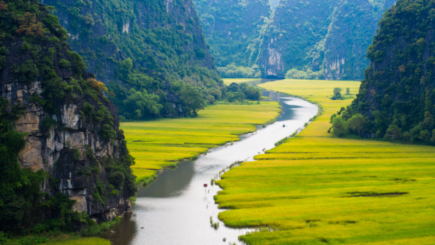 Paesaggio rurale e montano del Vietnam
