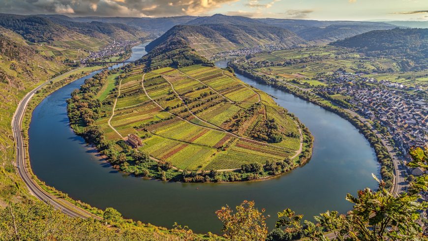 Vista sul fiume Mosella
