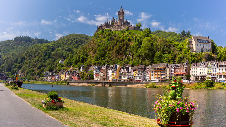 Cochem, Mosella, paesaggio e castello