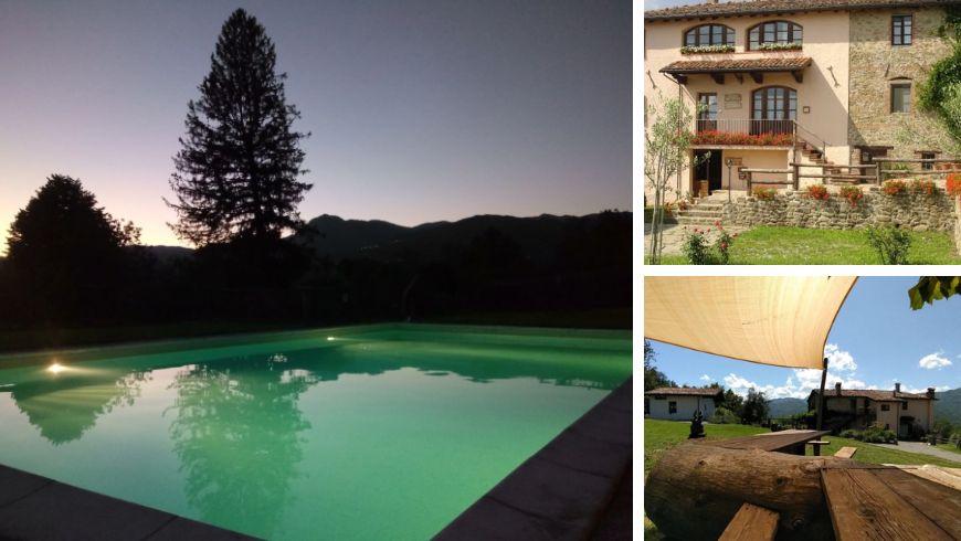 Antico Podere De Stefani, agriturismo bio, piscina e paesaggio