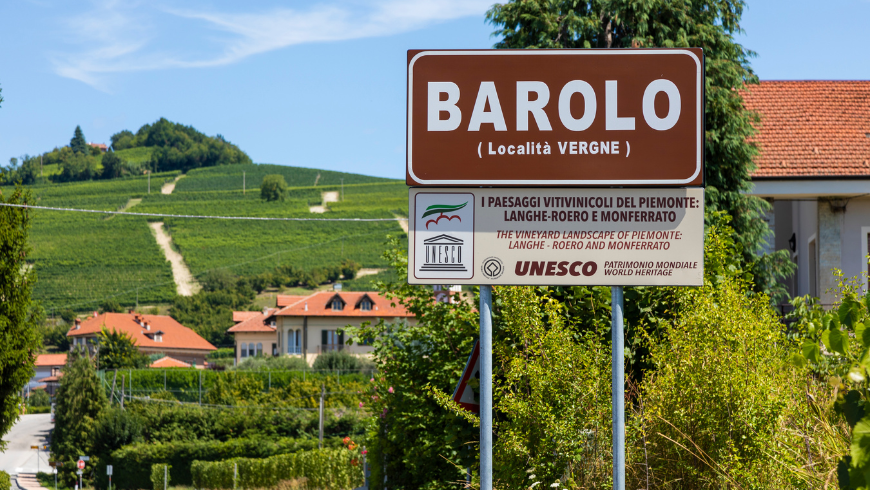 Comune di barolo, cartello