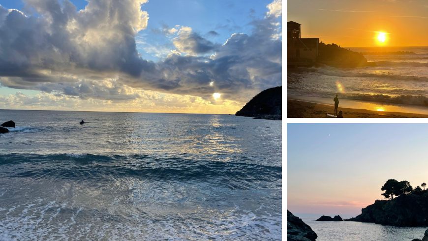 Mare, cieli e viste spettacolari sul litorale di Levanto
