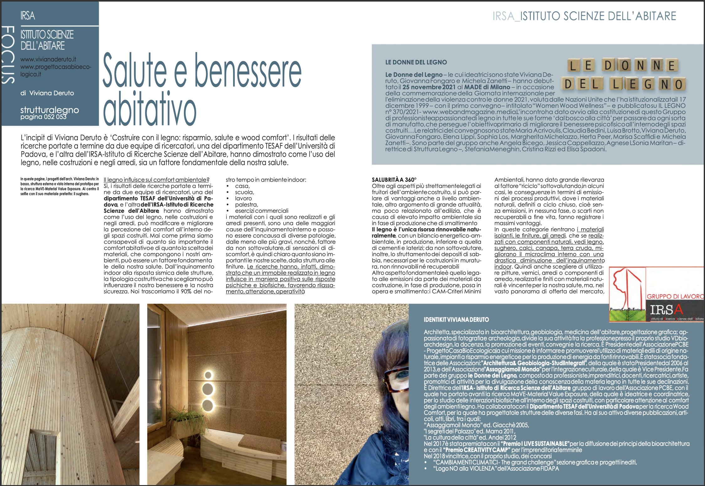 Articolo dedicato al recupero secondo le regole della bioedilizia, che si concentra sulla salute e sul benessere abitativo