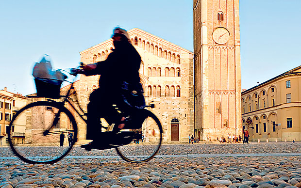 Parma by bicycle