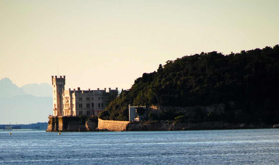 Castle of Miramare Trieste by Tony Hammond via Flickr