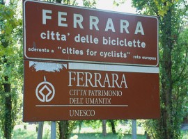 The city of Ferrara reading City of Bikes