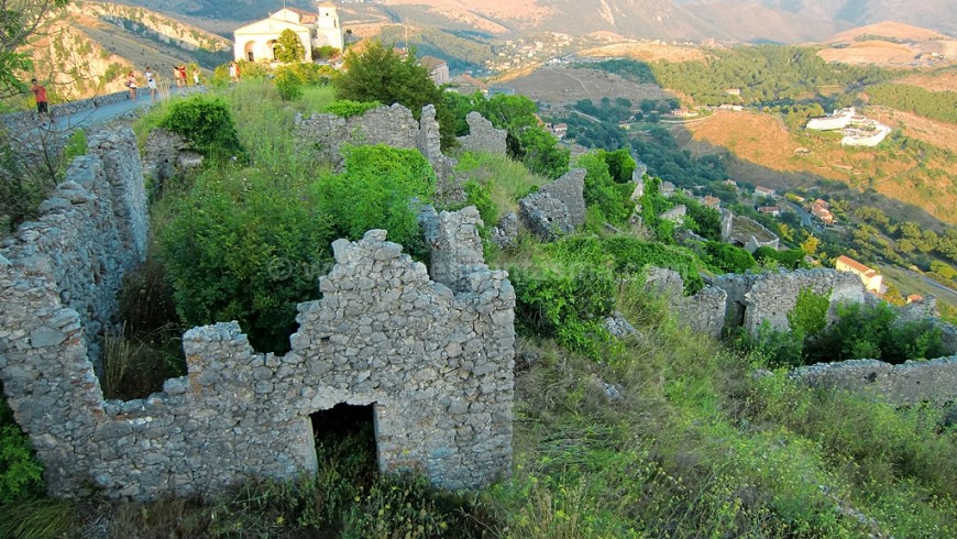 The ghost town of Old Maratea, Potenza