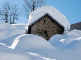 Alpi Marittime Natural Park in winter