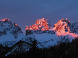 Dolomites in Forni di Sopria, Carnia Region, Italy