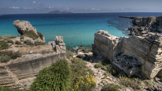 Favignana view of the sea