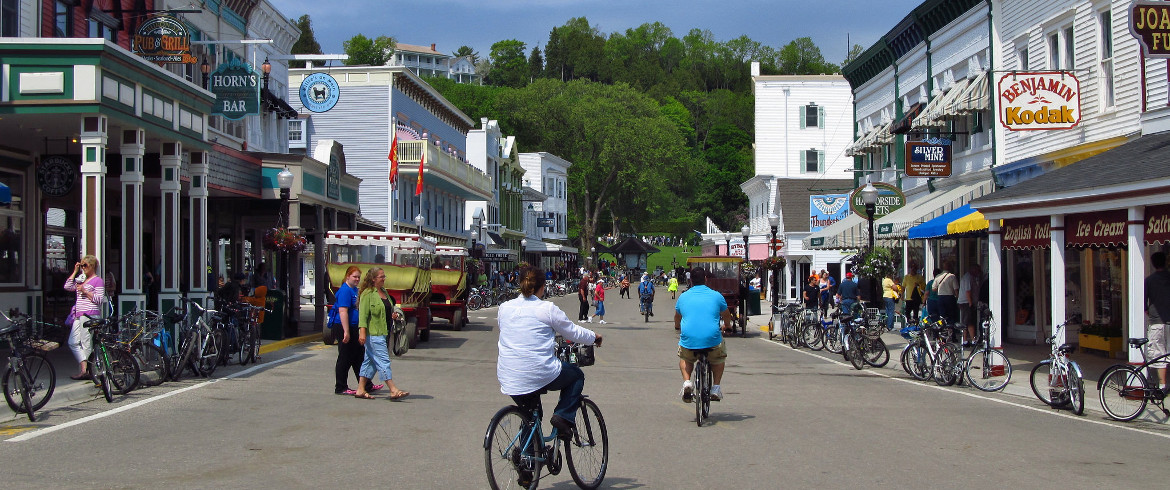 Mackinac Island, city without car