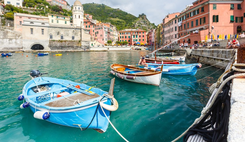 The little port of Vernazza, Cinque Terre