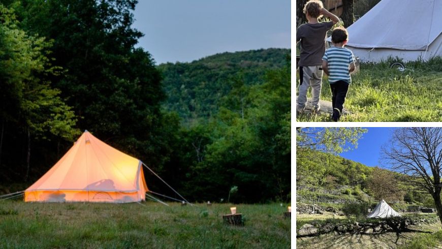 glamping in liguria