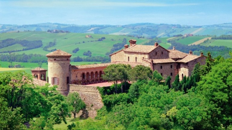 View of the castle of Scipione
