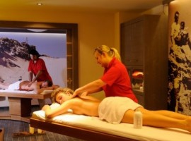 A massage in the hotel
