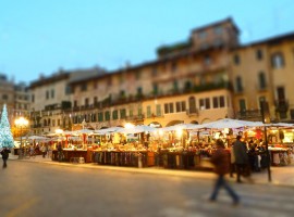 Christmas Market in Verona, Italy