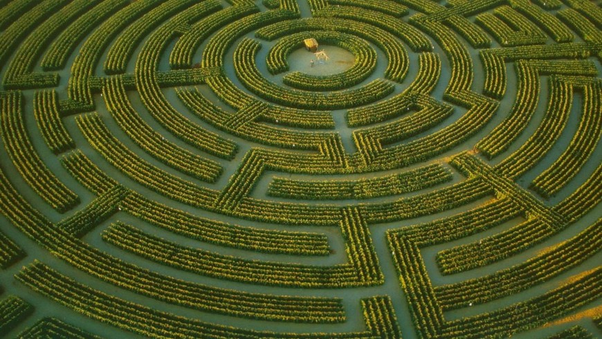 One of the most beautiful labyrinths of France